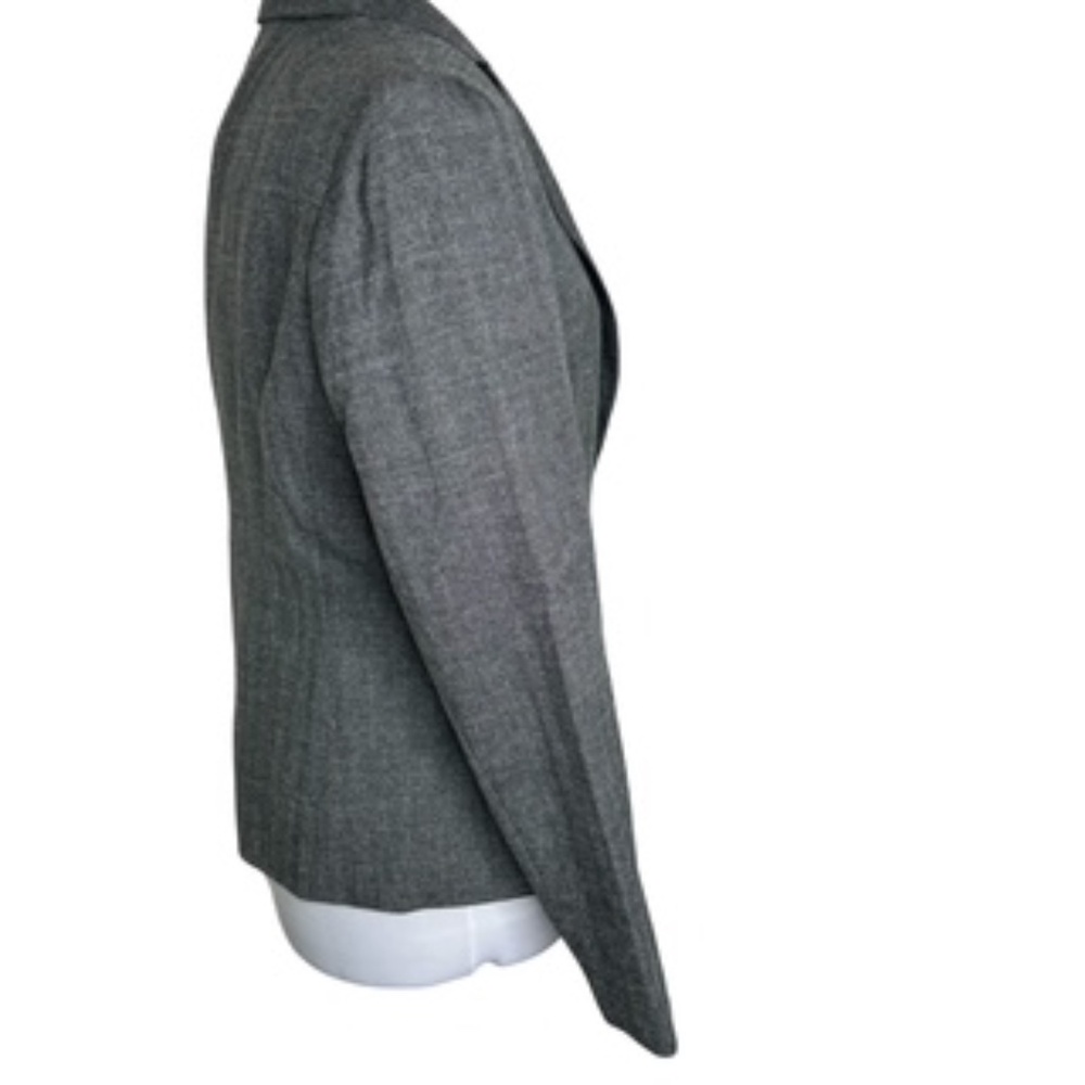 NWT Jones & Co Charcoal 2 pc Fully Lined Single Button Pantsuit Size 12 - Picture 11 of 15